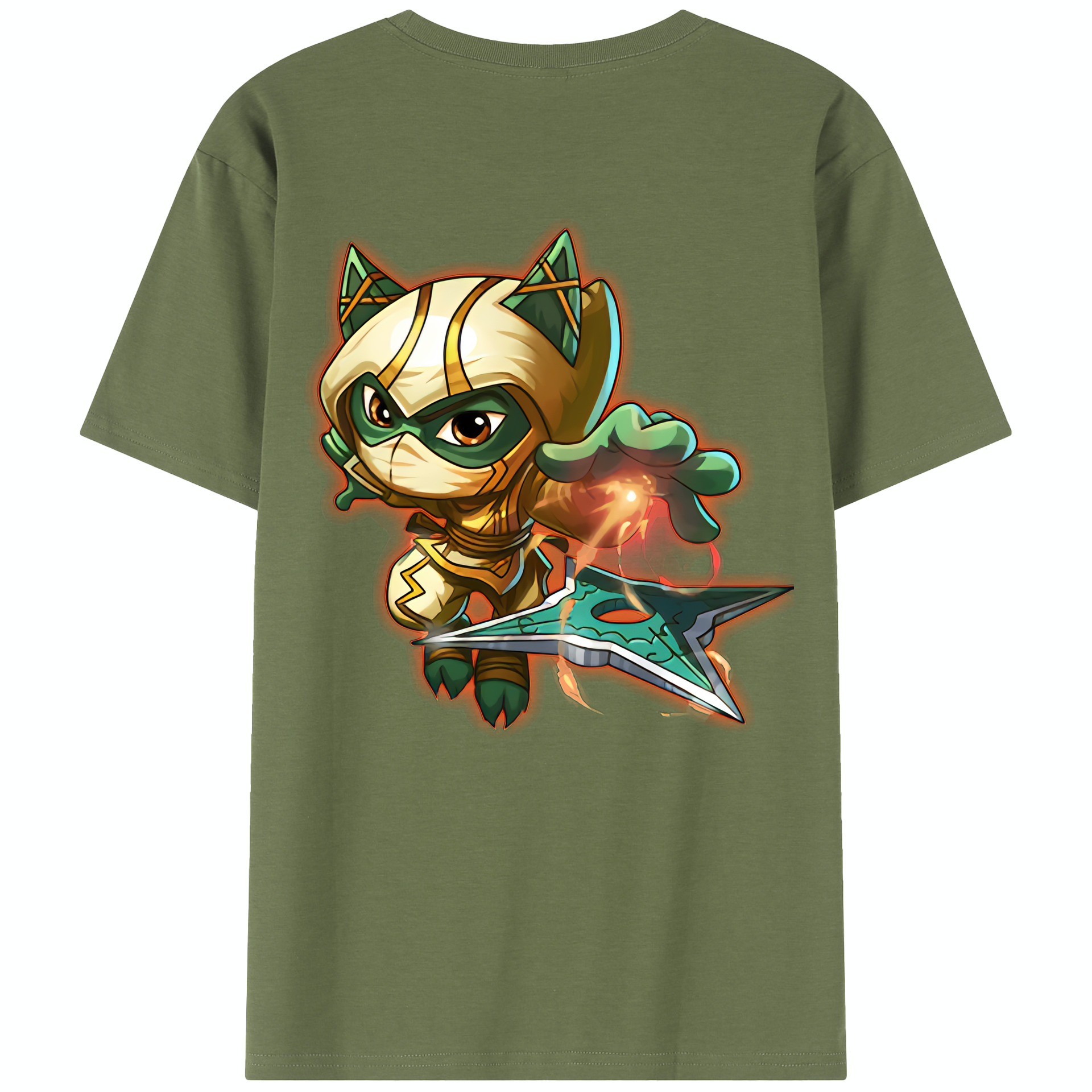 リーグ・オブ・レジェンド League of Legends LOL 綿100％半袖Tシャツ（背面プリント）
